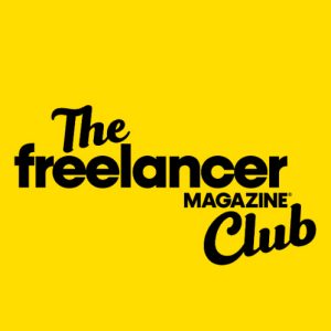 yellow background with black text - The freelancer magazine club